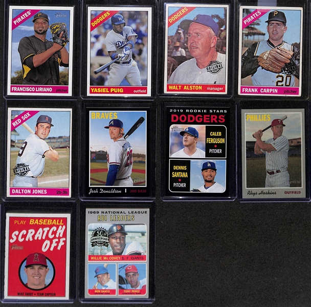2019 Topps Heritage Complete Set + 2015 Topps Heritage Starter Set w. Inserts, Parallels, Autographs