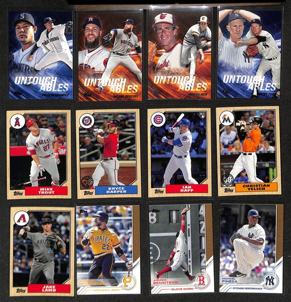 2017 Topps Update Complete Set w. Duplicates + Inserts, Parallels (5 Total Aaron Judge Rookies)