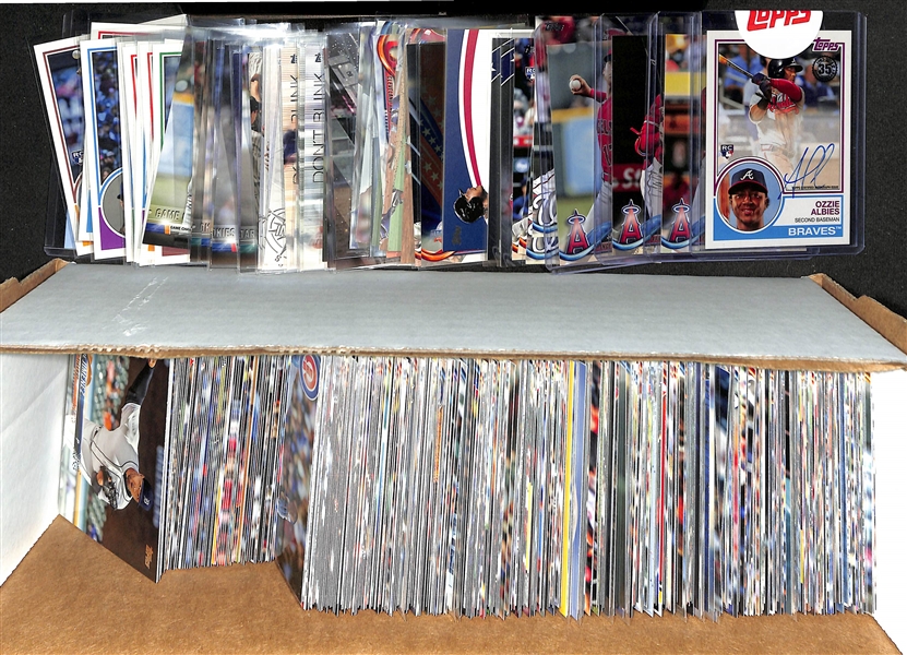 2018 Topps Update Complete Set w. Ozzie Albies Rookie Autograph (Ohtani, Soto, Acuna Rookies)