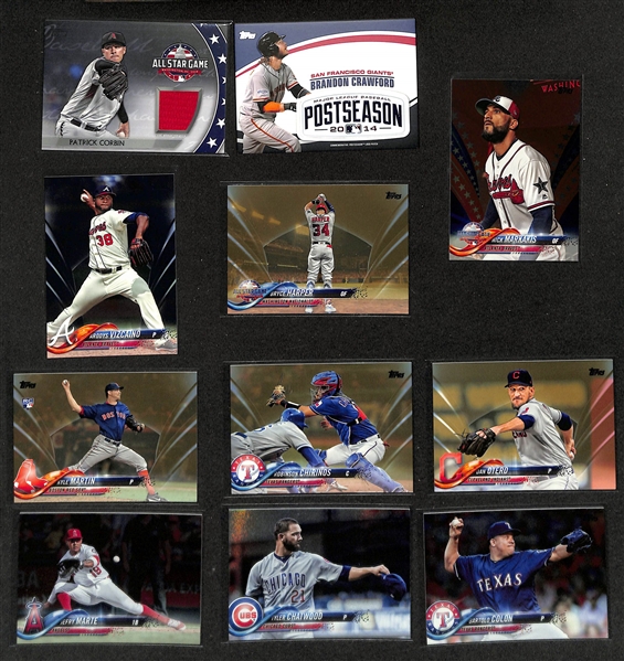 2018 Topps Update Complete Set w. Ozzie Albies Rookie Autograph (Ohtani, Soto, Acuna Rookies)