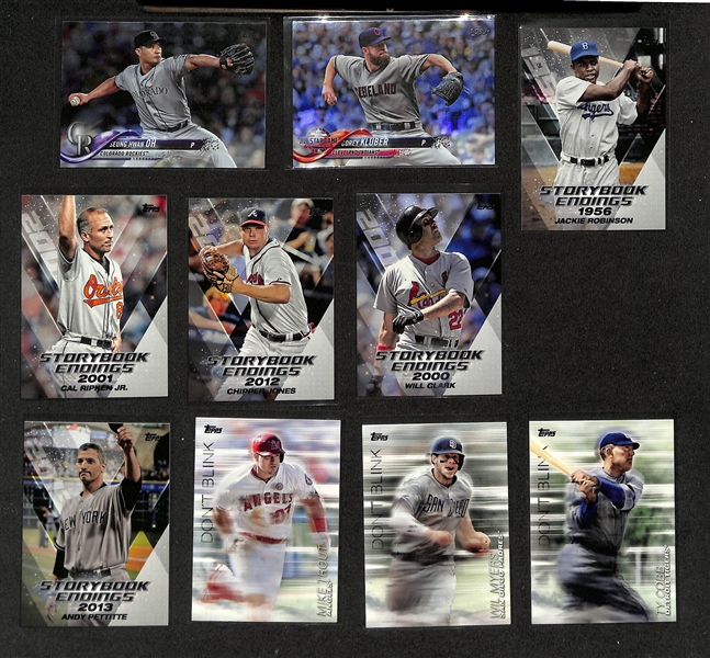 2018 Topps Update Complete Set w. Ozzie Albies Rookie Autograph (Ohtani, Soto, Acuna Rookies)