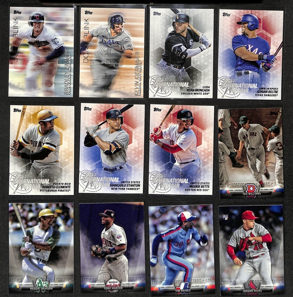 2018 Topps Update Complete Set w. Ozzie Albies Rookie Autograph (Ohtani, Soto, Acuna Rookies)
