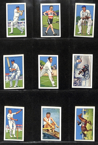 1934 Gallaher Champions 2nd Series Complete Set of 48 Cards & 1938 John Player & Sons Film Stars 3rd Series Complete Set of 50 Cards, More