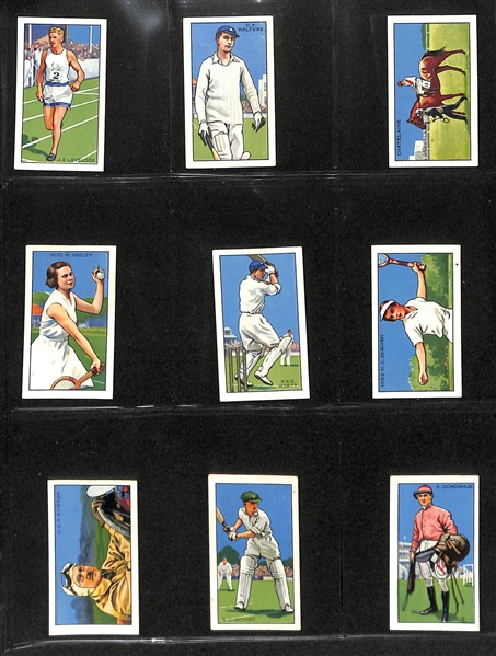 1934 Gallaher Champions 2nd Series Complete Set of 48 Cards & 1938 John Player & Sons Film Stars 3rd Series Complete Set of 50 Cards, More