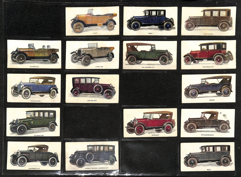 1940 Wings Cigarettes Airplanes Complete Set of 50 Cards, & (150+) 1920-1950s Cars, Trains, & Planes Cards 