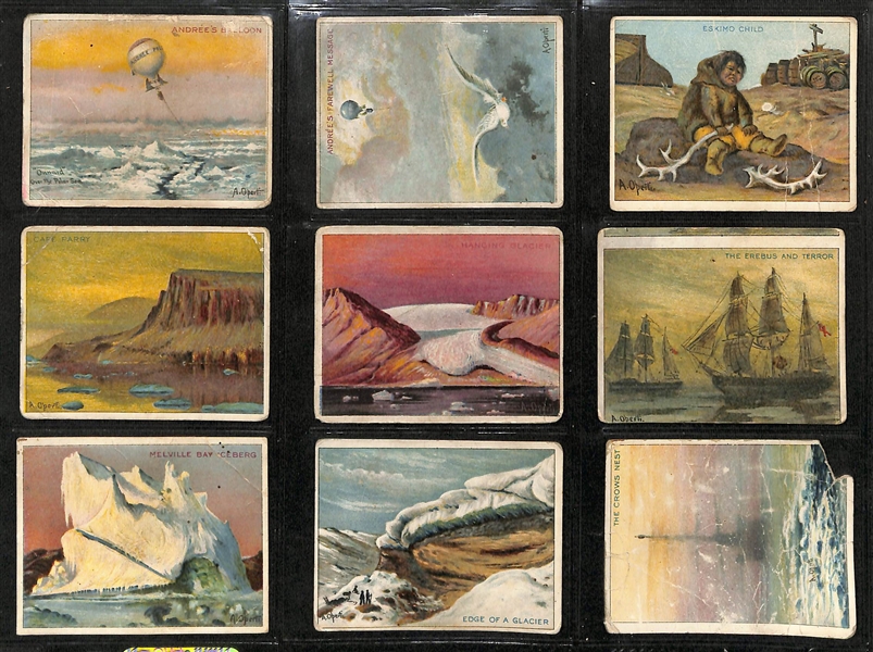 Lot of (16) 1911 T99 Pan Handle Scrap Scenery Cards & (9) 1911 Hassan Scenery Cards 