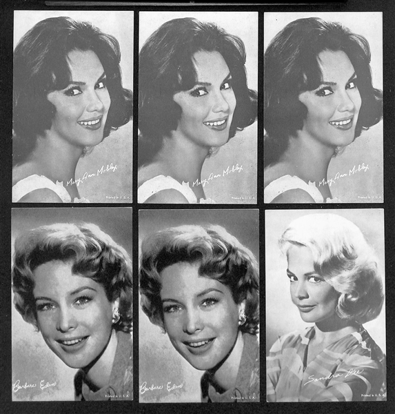 Lot of (60) 1950s-1970s Exhibit Cards of Western Stars & Movie Stars w. (4) Gene Autry Cards