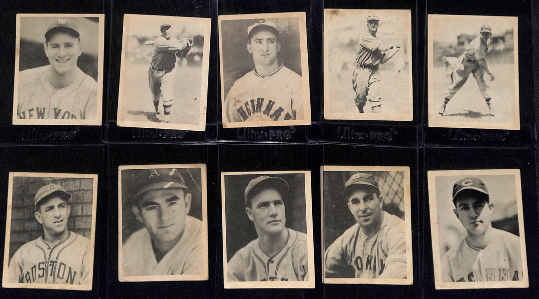 Lot of (26) 1939 Playball Cards w. Lefty Gomez & Paul Dean