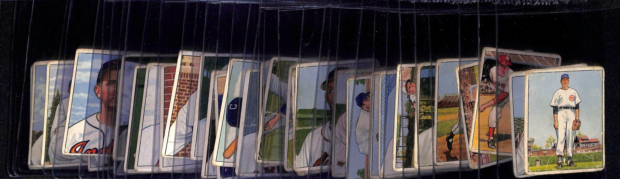 Lot of (41) 1950 Bowman Baseball Cards w. Casey Stengel