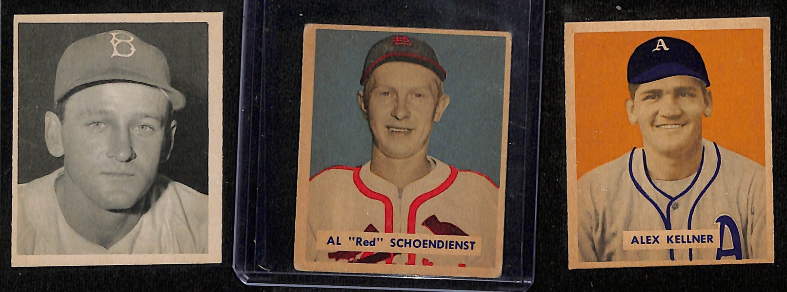 Lot of (10) 1948-1955 Bowman Baseball Cards w. Red Schoendienst & Ernie Banks (2nd year)