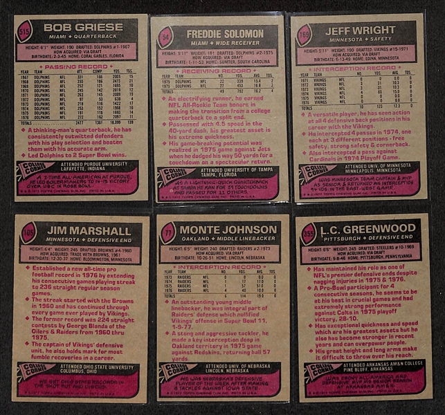 Lot of (38) 1969 Topps Football Cards w. Substars & Commons
