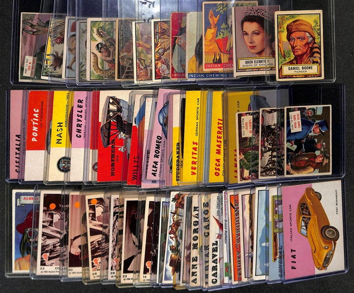 Lot of (50) Non-Sport Cards from 1933-69 w. a 1952 Look & See Daniel Boone