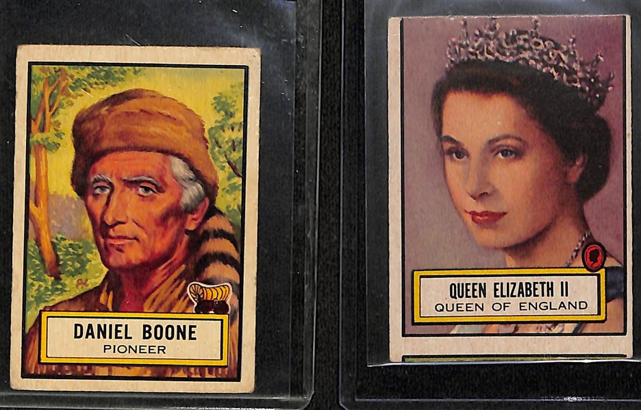 Lot of (50) Non-Sport Cards from 1933-69 w. a 1952 Look & See Daniel Boone