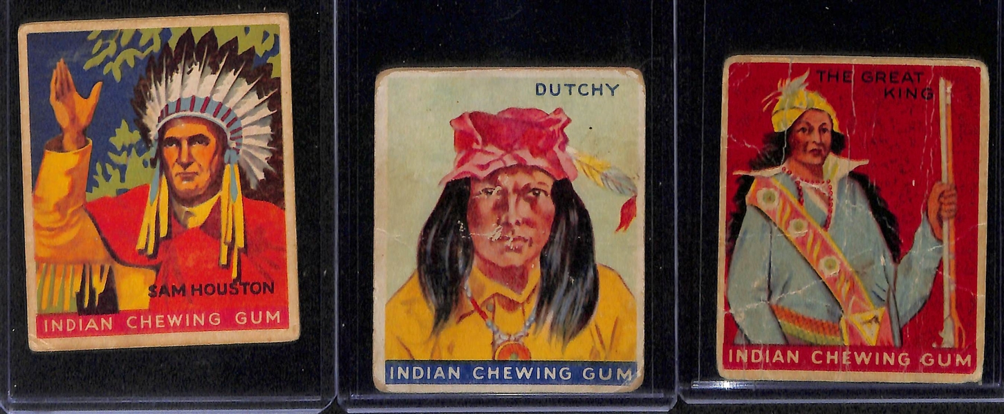 Lot of (50) Non-Sport Cards from 1933-69 w. a 1952 Look & See Daniel Boone