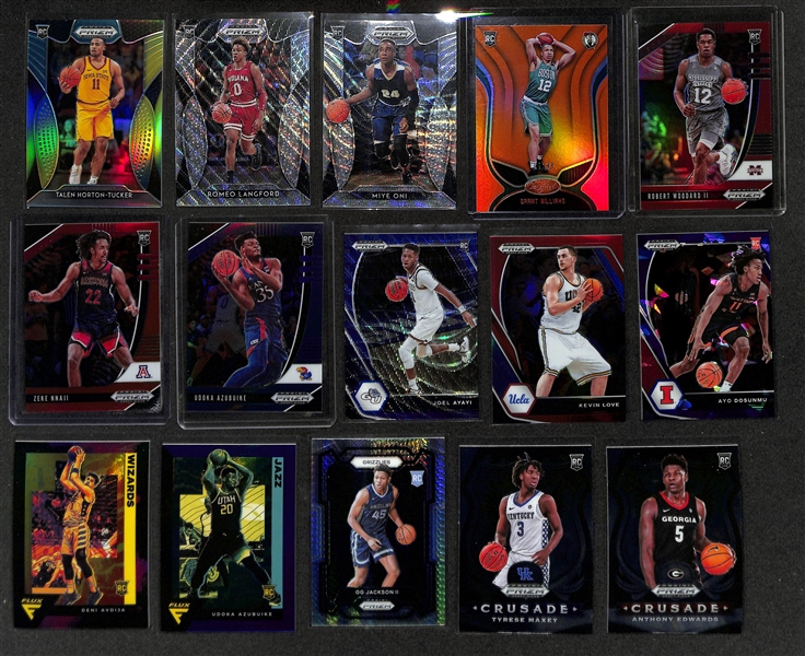 Basketball Card Bulk Lot (3 Row Box) w. (26) Autographs + Jerseys, (22) Numbered Cards, Short Prints, Rookies, Inserts, +