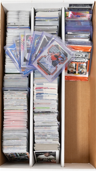 Baseball Card Bulk Lot (3 Row Box) w. 44 Autographs + Jerseys inc. Jackson Holliday, Sean Murphy, Chandler Simpson, +