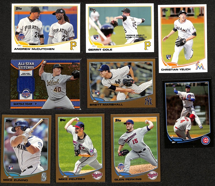 2012 Topps Update + 2013 Topps Update Complete Sets (Harper, Arenado, Wheeler Rookies) w. 2013 Update Inserts, Parallels, Relics