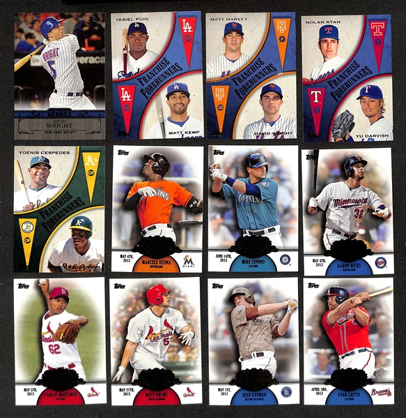 2012 Topps Update + 2013 Topps Update Complete Sets (Harper, Arenado, Wheeler Rookies) w. 2013 Update Inserts, Parallels, Relics