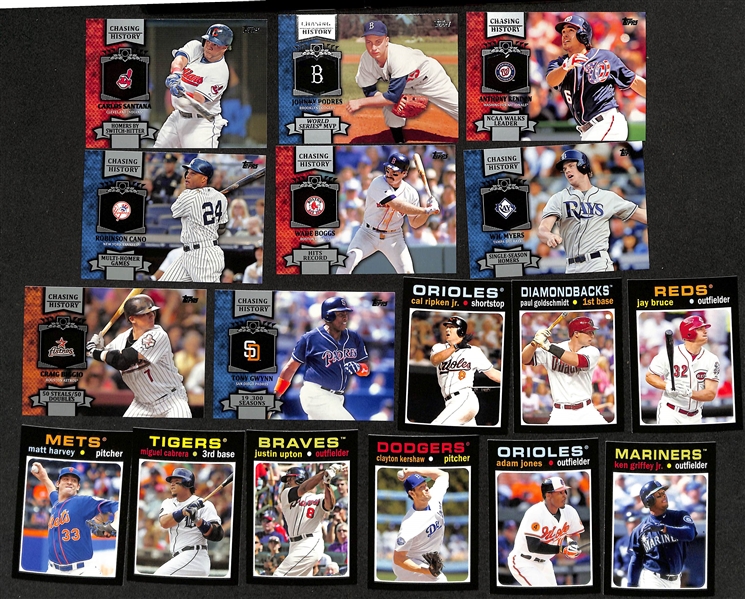 2012 Topps Update + 2013 Topps Update Complete Sets (Harper, Arenado, Wheeler Rookies) w. 2013 Update Inserts, Parallels, Relics