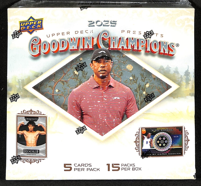 Factory Sealed 2025 Upper Deck Goodwin Champions Hobby Box