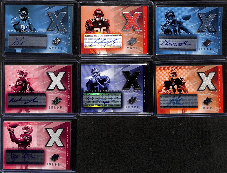 2004 Upper Deck SPx NFL Rookie SPXciting Autograph Rookie Card Set (All 31 Cards) w.  Eli Manning SGC 8 (10 Auto) , Ben Roethlisberger SGC 8 (10 Auto), Philip Rivers SGC 8, Larry Fitzgerald SGC 8.5, +
