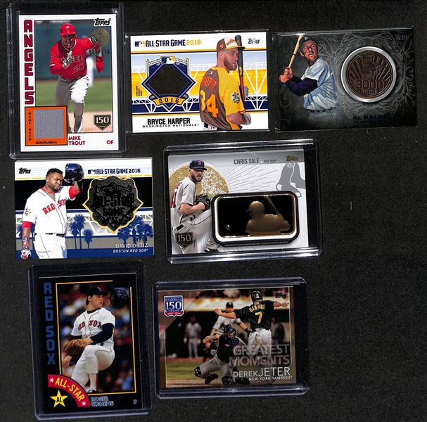 Lot of (3) Complete Sets - 2017 Topps, 2016 Topps Update, 2019 Topps Series 2 w. Inserts, Parallels, Autographs (Judge, Tatis, Seager Rookies)