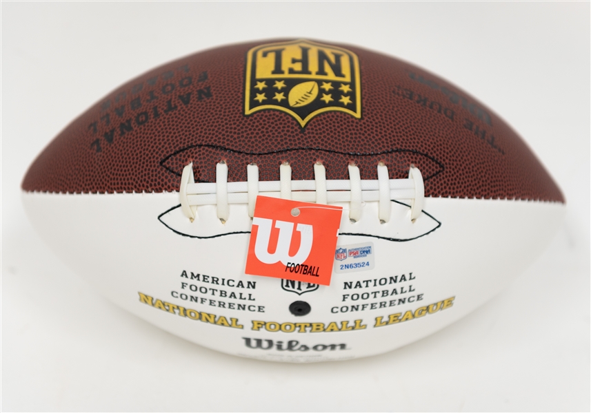 A.J. Brown Signed Panel Football & Special Edition A.J. Brown 2021 Pro Bowl Locker Sign #3/5 (Both PSA/DNA)