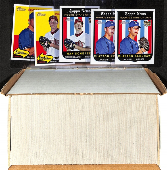 2008 Topps Heritage Baseball Complete Set w. Short Print Backs (Kershaw + Scherzer Rookies)