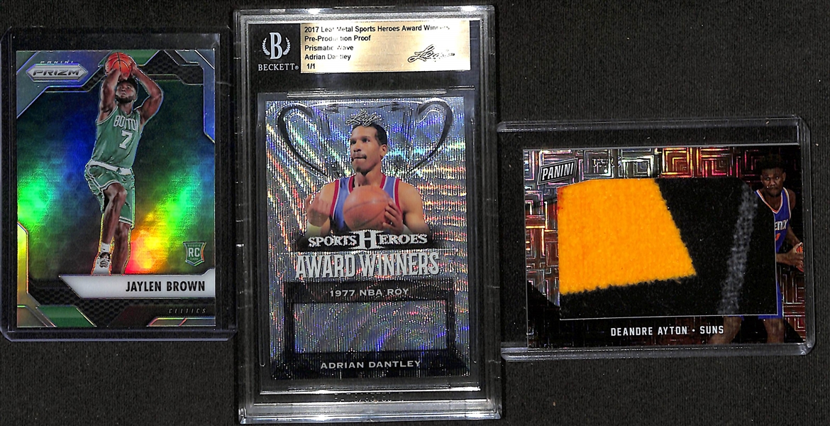 Basketball Card Bulk Lot (2 Row Box) w. Rookies, Inserts, Autographs, Relics, +
