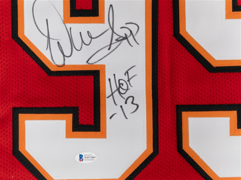 Lot of (2) Hall of Fame Signed Customer Football Jerseys w. Paul Hurnung (BAS COA)  & Warren Sapp (BAS COA)