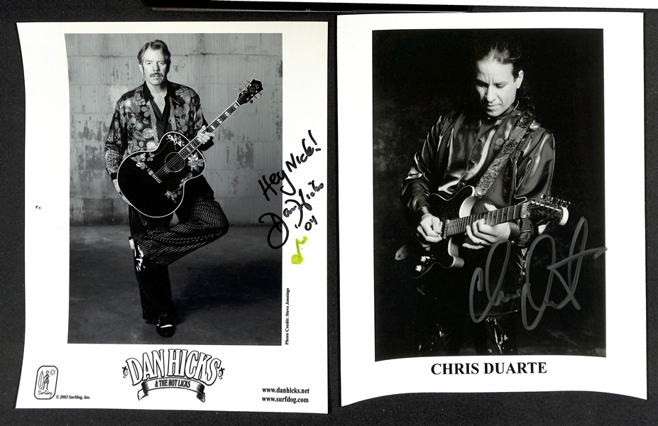 Lot of (10) Signed Country Music Photos (many personalized) w. Lee Greenwood, Alan Jackson, Boxcar Willie (JSA Auction Letter)