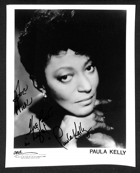 Lot of (9) Signed Female Singer Photos (many personalized) w. Crystal Gayle, Delle Reese (JSA Auction Letter)