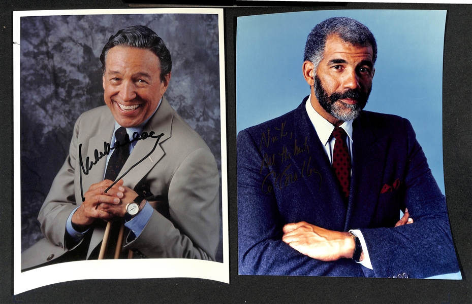 Lot of (30+) Signed News Anchor Photos (many personalized) w. Ted Koppel (JSA Auction Letter)