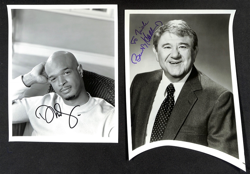 Lot of (16) Signed Comedian Photos (many personalized) w. Phil Hartman, Bernie Mac, Damon Wayans, Buddy Hackett (JSA Auction Letter)