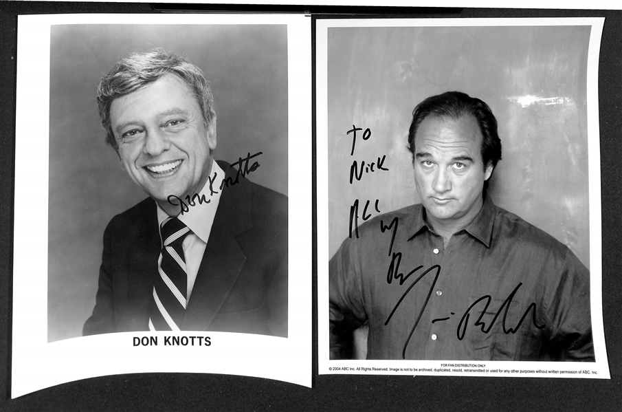Lot of (16) Signed Comedian Photos (many personalized) w. Phil Hartman, Bernie Mac, Damon Wayans, Buddy Hackett (JSA Auction Letter)