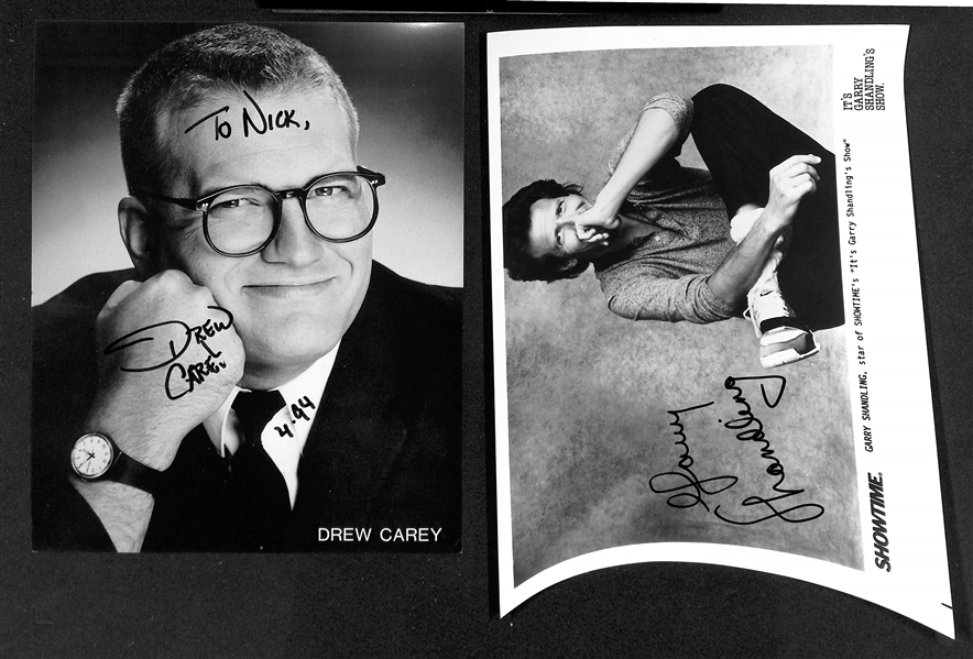 Lot of (16) Signed Comedian Photos (many personalized) w. Phil Hartman, Bernie Mac, Damon Wayans, Buddy Hackett (JSA Auction Letter)