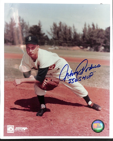 Lot of (40+) Signed L.A. & Brooklyn Dodger Prints w. Duke Snyder, Carl Erskine (HOF) & Ralph Branca, +(JSA Auction Letter)
