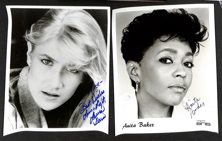 Lot of (40+) Actress Signed Photos (many personalized) w. Laura Dern, Nell Carter, +(JSA Auction Letter)
