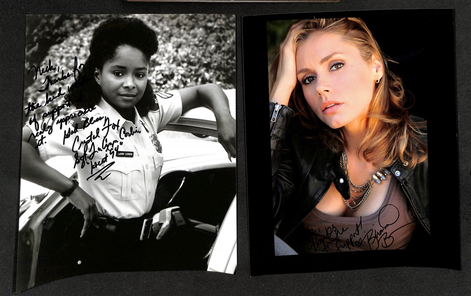 Lot of (40+) Actress Signed Photos (many personalized) w. Laura Dern, Nell Carter, +(JSA Auction Letter)