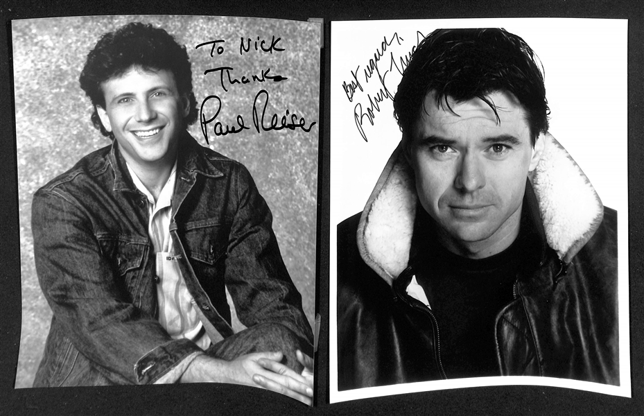 Lot of (60+) Signed Actor Photos (many personalized) W. Paul Reiser, Robert Urich, +(JSA Auction Letter)