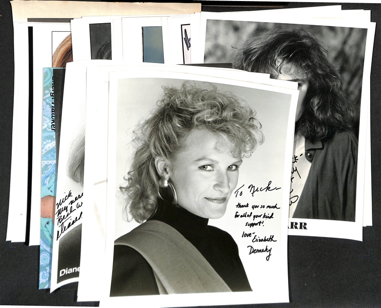 Lot of (45+) Female Celebrity Signed Photos (many personalized) w. Elizabeth Dennehy, Jessica Hahn, + (JSA Auction Letter)