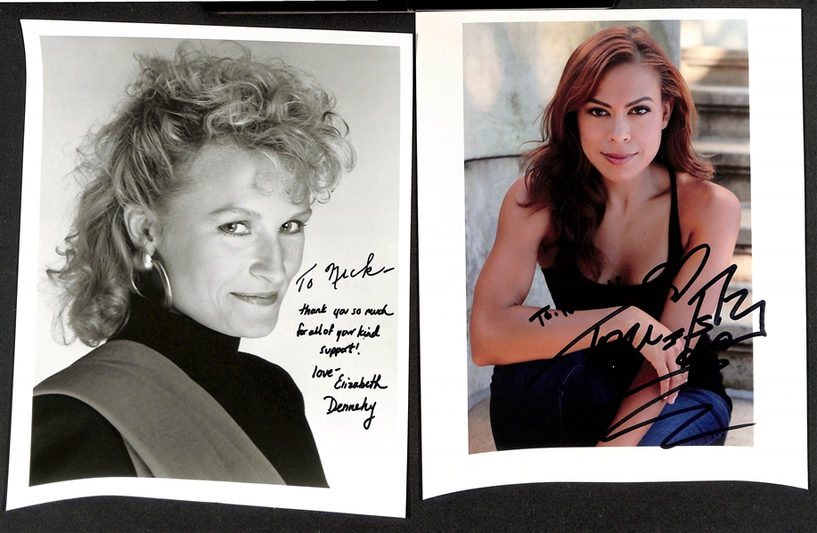 Lot of (45+) Female Celebrity Signed Photos (many personalized) w. Elizabeth Dennehy, Jessica Hahn, + (JSA Auction Letter)
