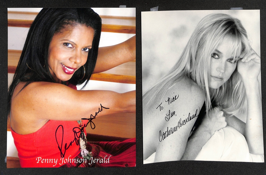 Lot of (50+) Female Celebrity Signed Photos (many personalized) w. Vicki Lawrence, Estelle Parsons, +(JSA Auction Letter)