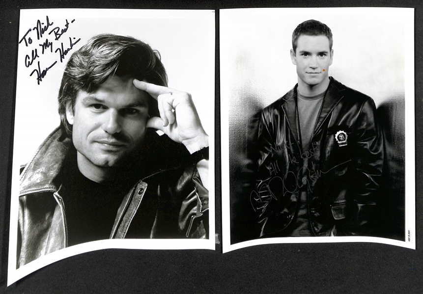 Lot of (60+) Male Celebrity Signed Photos (many personalized) w. Kevin Peter Hall, Gary Busey, +(JSA Auction Letter)