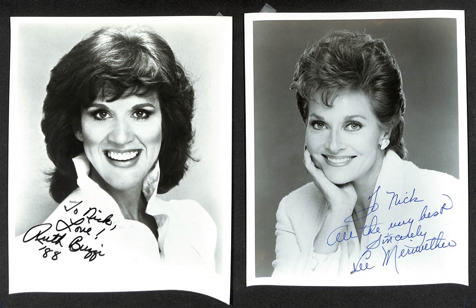 Lot of (40+) Signed Female Celebrity Photos (many personalized) w. Nancy Travis, Elizabeth Montgomery + (JSA Auction Letter)