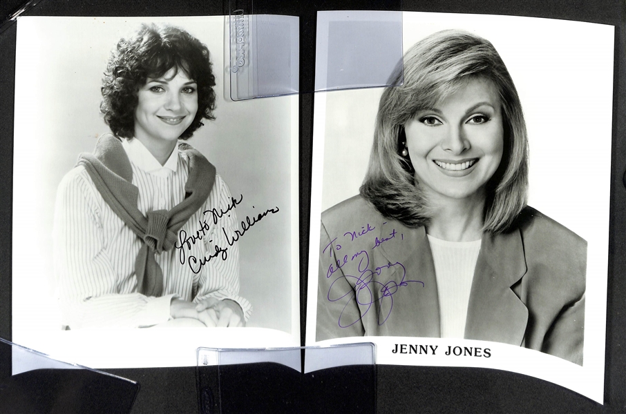 Lot of (45+) Signed Female Celebrity Photos (many personalized) w. June Carter Cash, Cindy Williams, + (JSA Auction Letter)