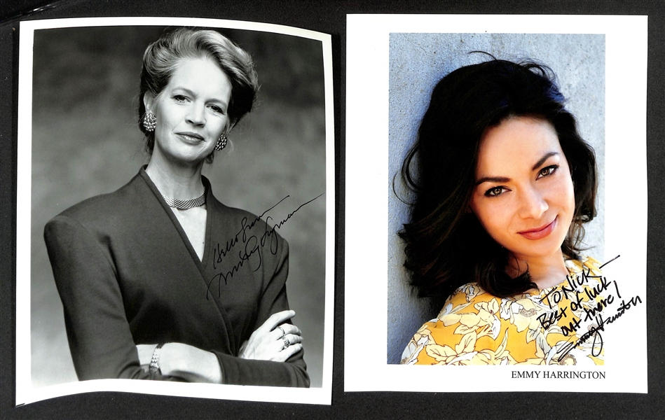 Lot of (45+) Signed Female Celebrity Photos (many personalized) w. June Carter Cash, Cindy Williams, + (JSA Auction Letter)