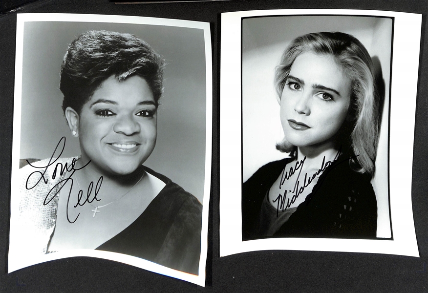 Lot of (45+) Signed Female Celebrity Photos (many personalized) w. June Carter Cash, Cindy Williams, + (JSA Auction Letter)