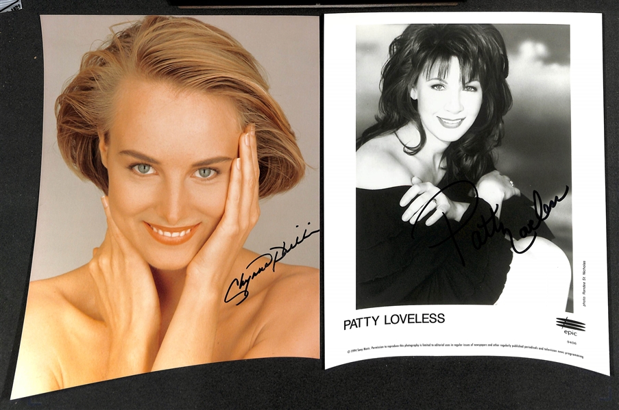 Lot of (13) Signed Photos (many personalized) w. Paul Anka, Chynna Phillips + (JSA Auction Letter) 