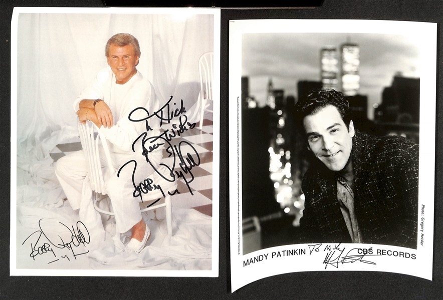 Lot of (13) Signed Photos (many personalized) w. Paul Anka, Chynna Phillips + (JSA Auction Letter) 